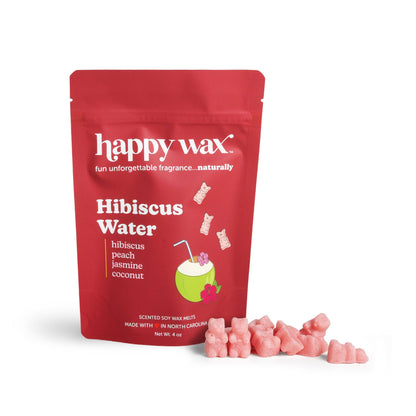 Hibiscus Water Wax Melts: 4 oz. Pouch