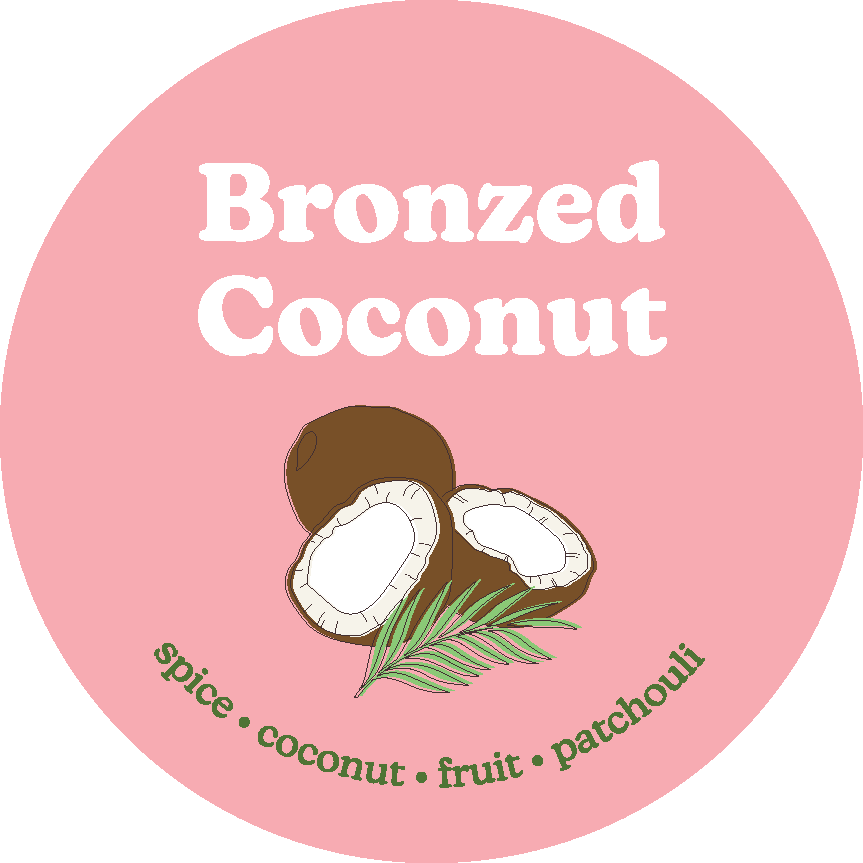 Bronzed Coconut Wax Melts - 4 oz or 8 oz Pouch: 4 oz pouch