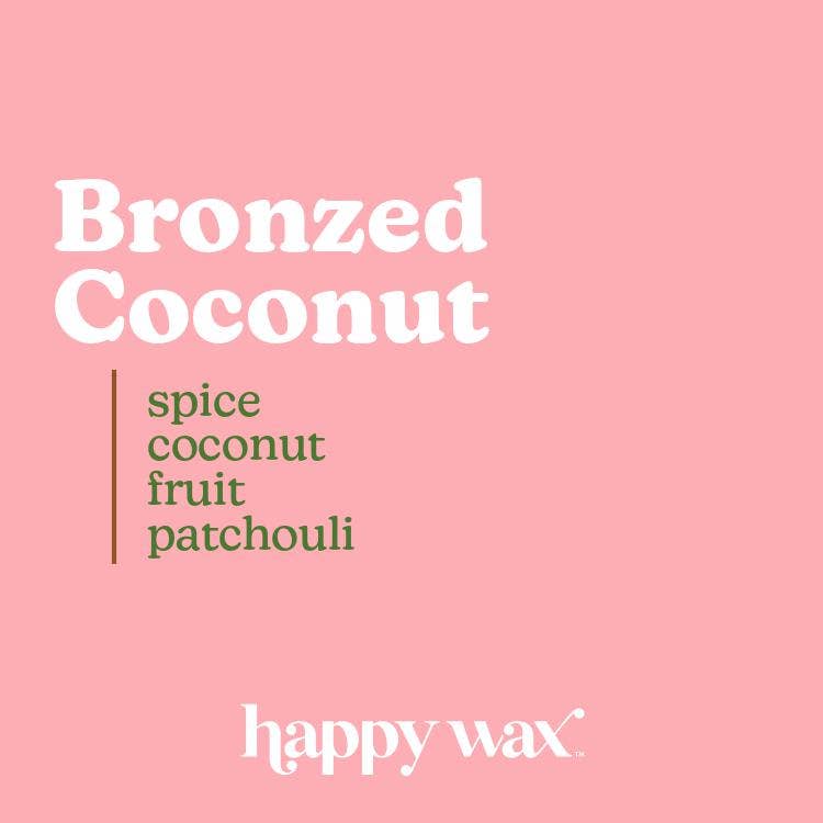 Bronzed Coconut Wax Melts - 4 oz or 8 oz Pouch: 4 oz pouch