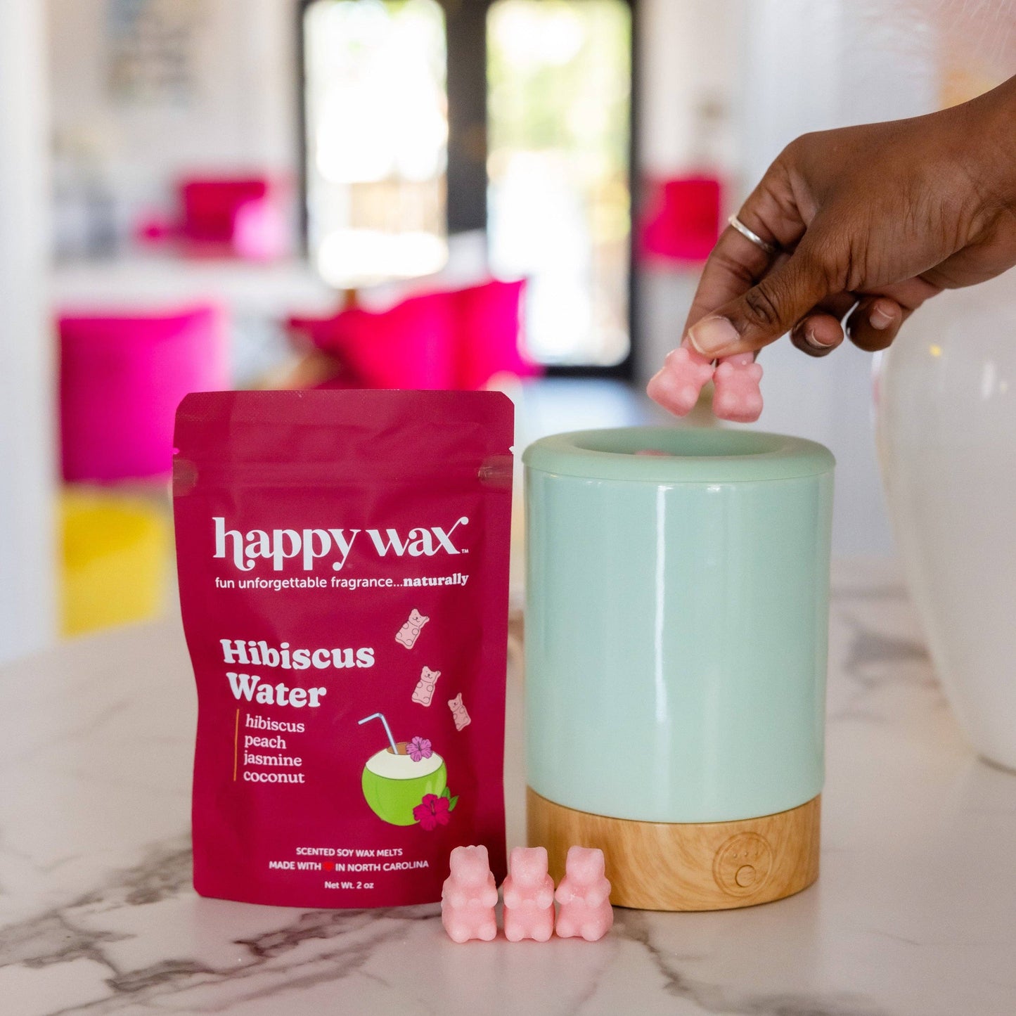 Hibiscus Water Wax Melts: 4 oz. Pouch