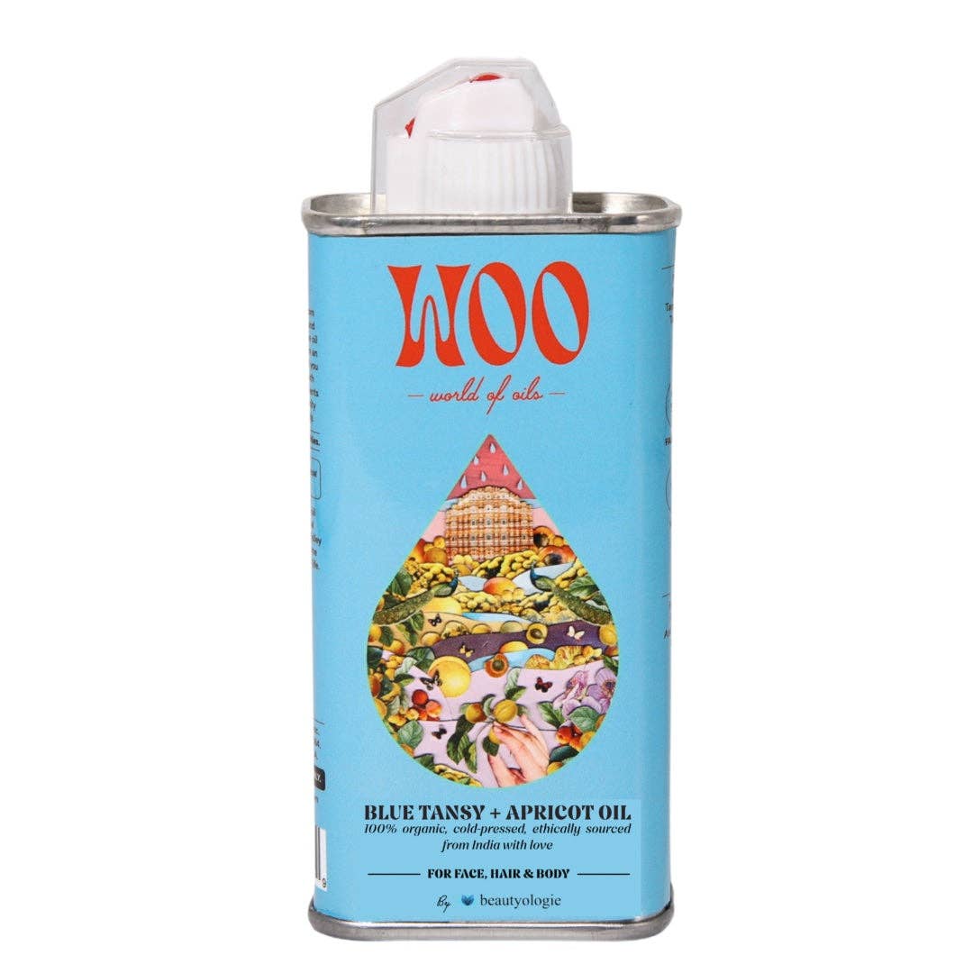 Blue Tansy + Apricot Oil, 100% Organic