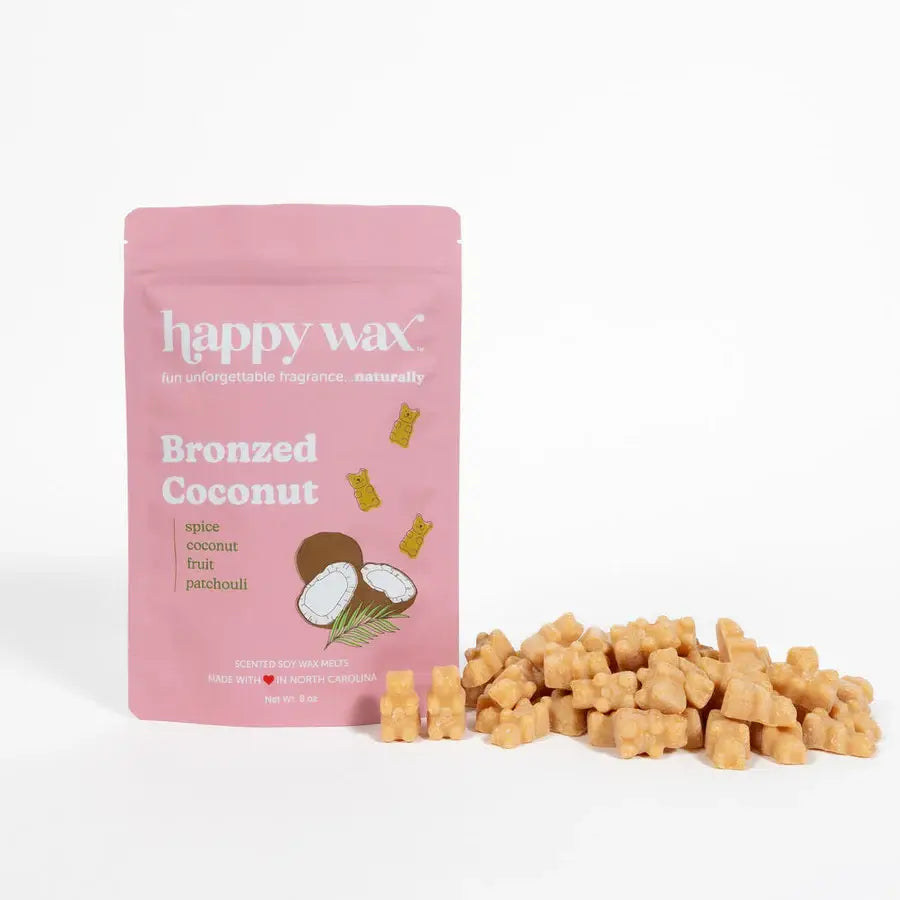 Bronzed Coconut Wax Melts - 4 oz or 8 oz Pouch: 4 oz pouch