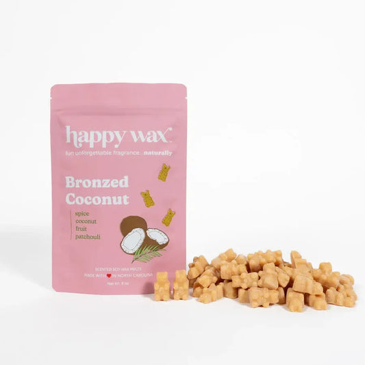 Bronzed Coconut Wax Melts - 4 oz or 8 oz Pouch: 4 oz pouch